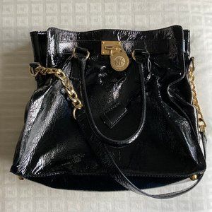Michael Kors Black Patent Leather Bag